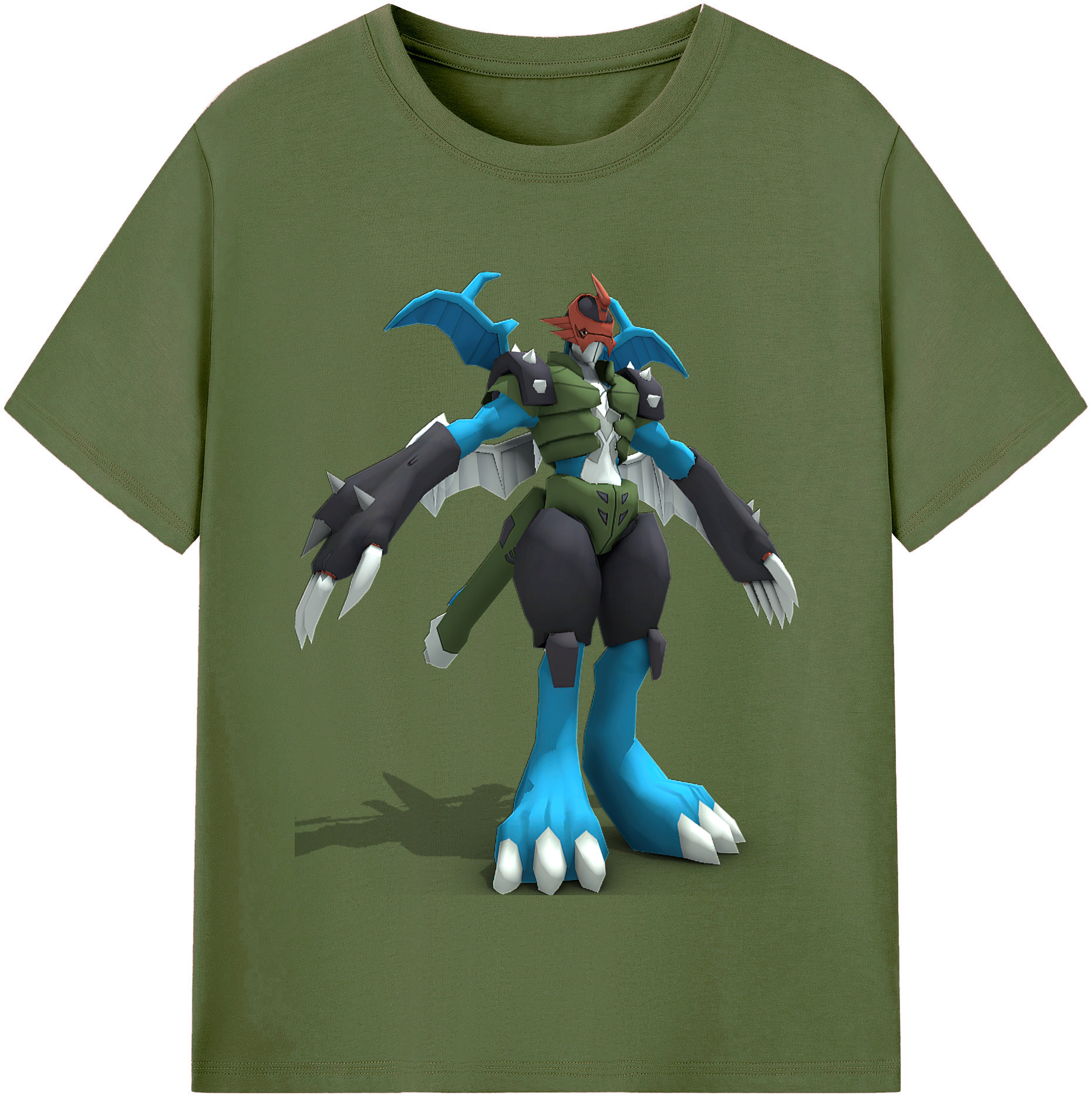 （画像用） Digimon デジタルモンスター/デジモン 綿100％半袖Tシャツ（フロントプリント）